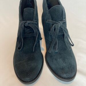 Carlos by Carlos Santana Black Suede Ankle Boots